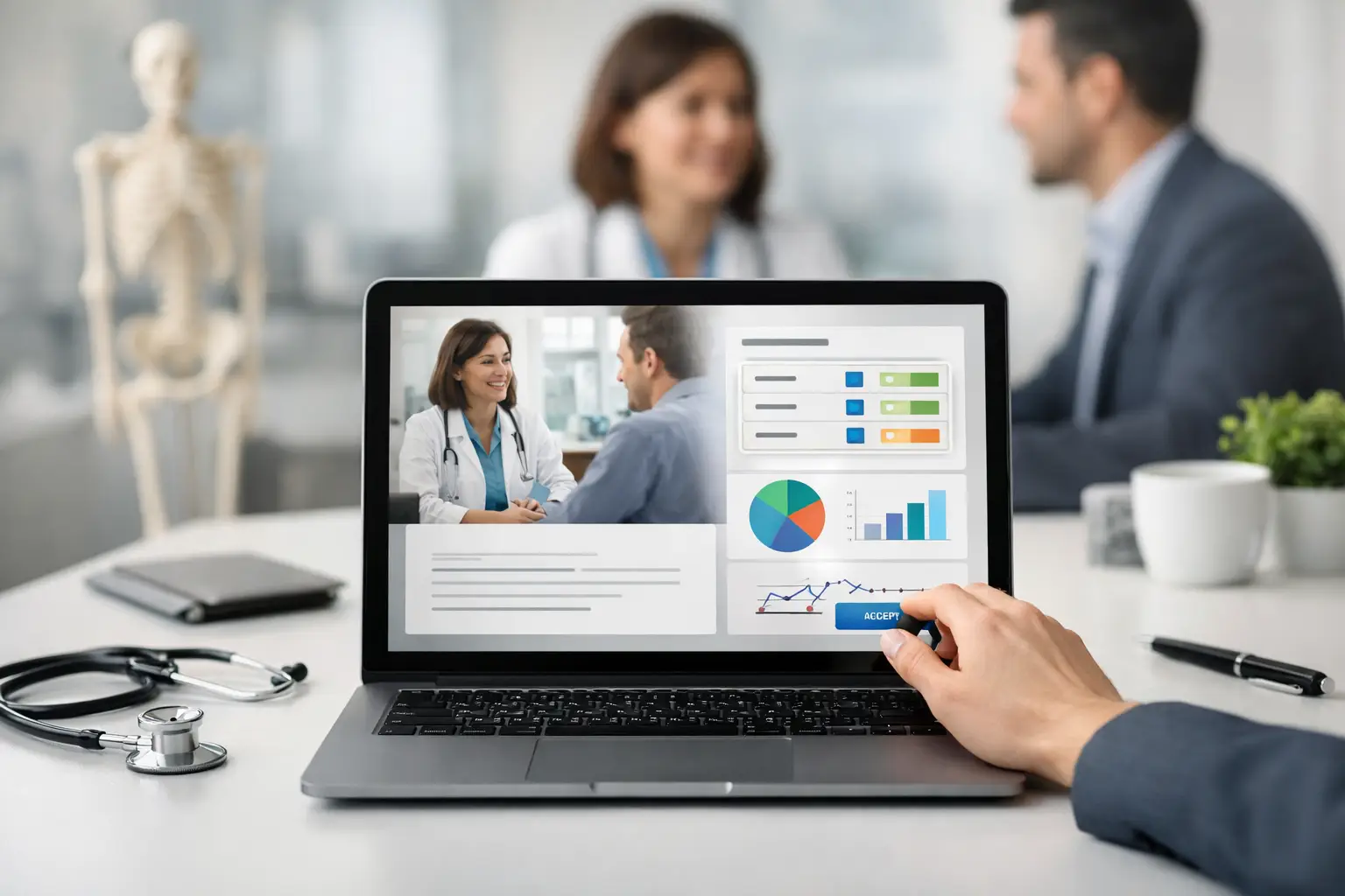 Interactive Proposal Page for Clinics That Closes